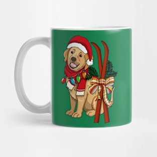 Christmas labrador puppy Mug